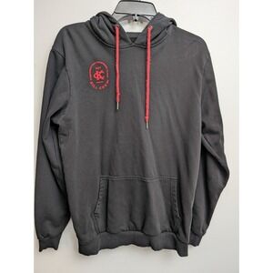 L3 Kill Crew Hoodie Mens Medium Black Fleece Gym Graphic Pullover